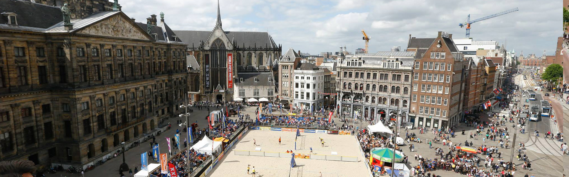 NK Beach Soccer tribunes door Tripo Verhuur
